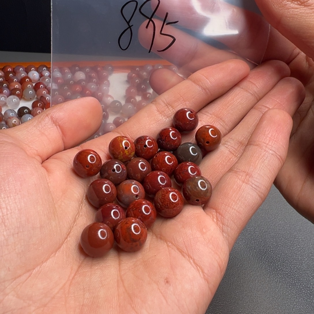 南红玛瑙未镶嵌895号乌石10.5，20粒