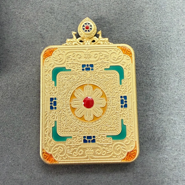 唐卡 吊坠 嘎乌盒 唐卡壳