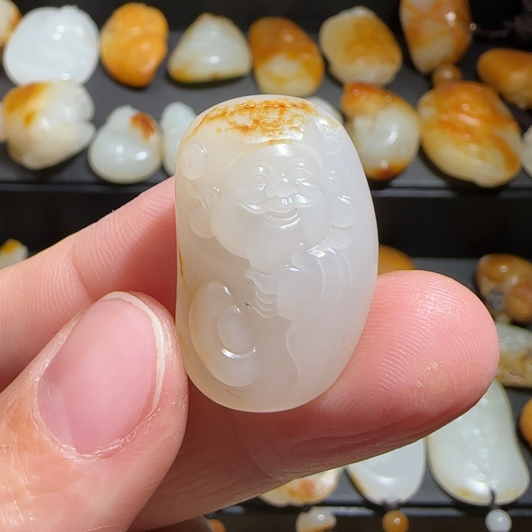 和田玉吊坠(不含链)未镶嵌