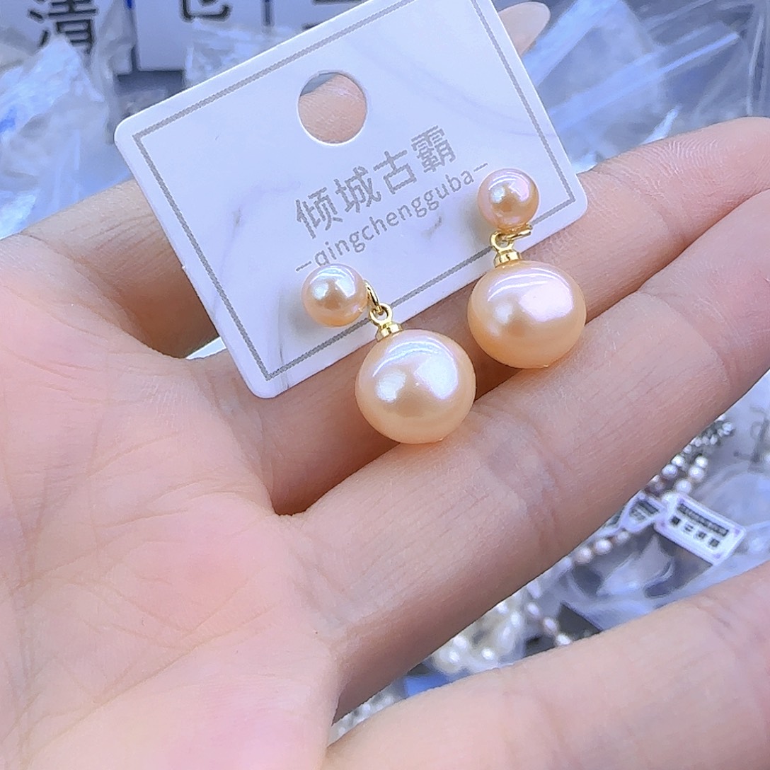 银S925镶嵌项链定制741淡水珍珠