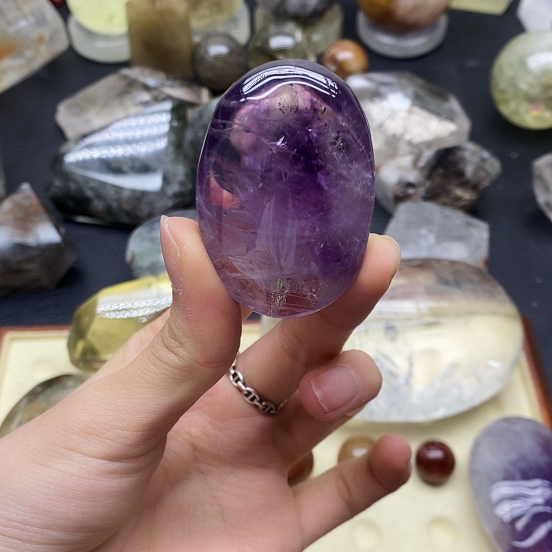 未镶嵌水晶珠宝半成品139水晶石