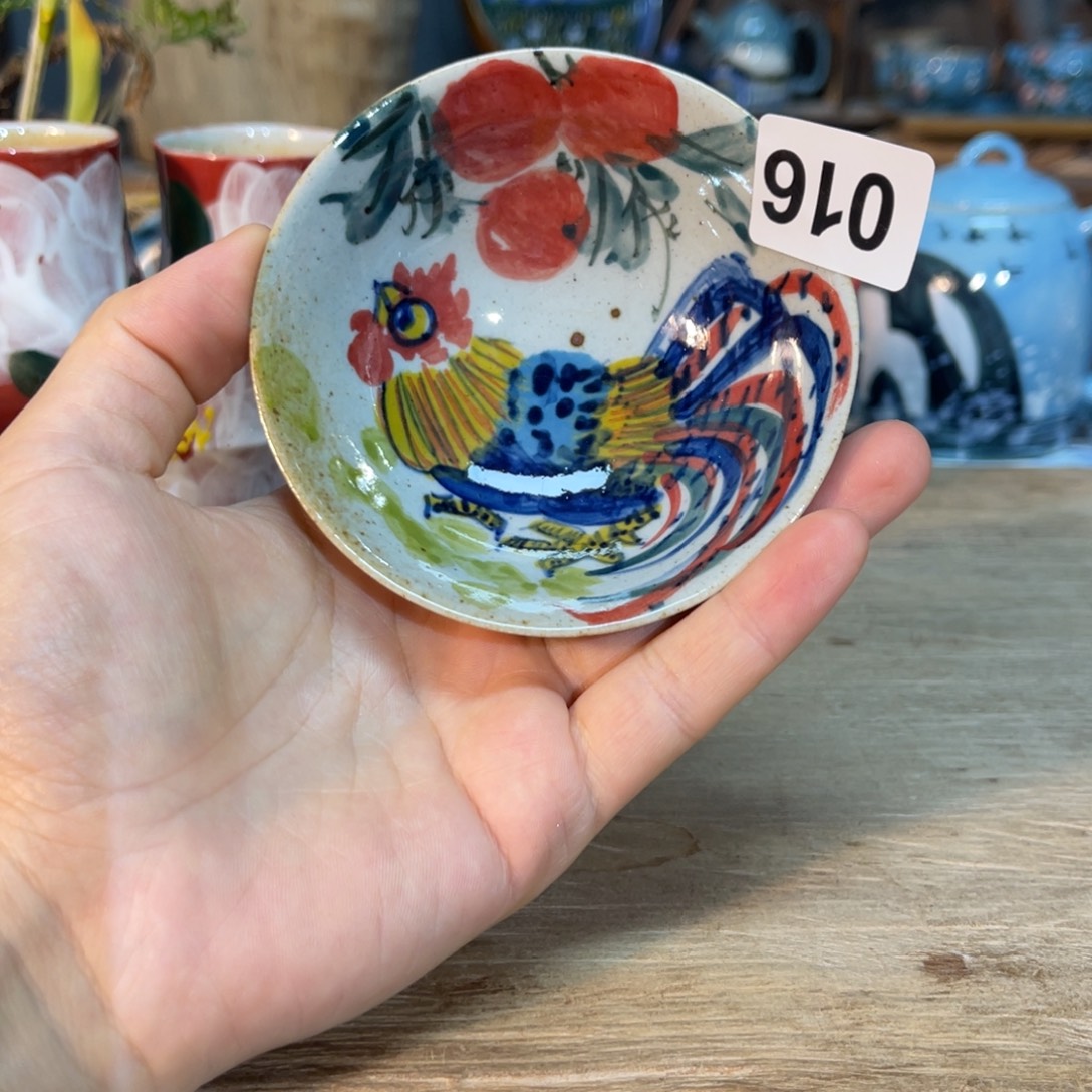 壶素浅陶瓷手工手绘