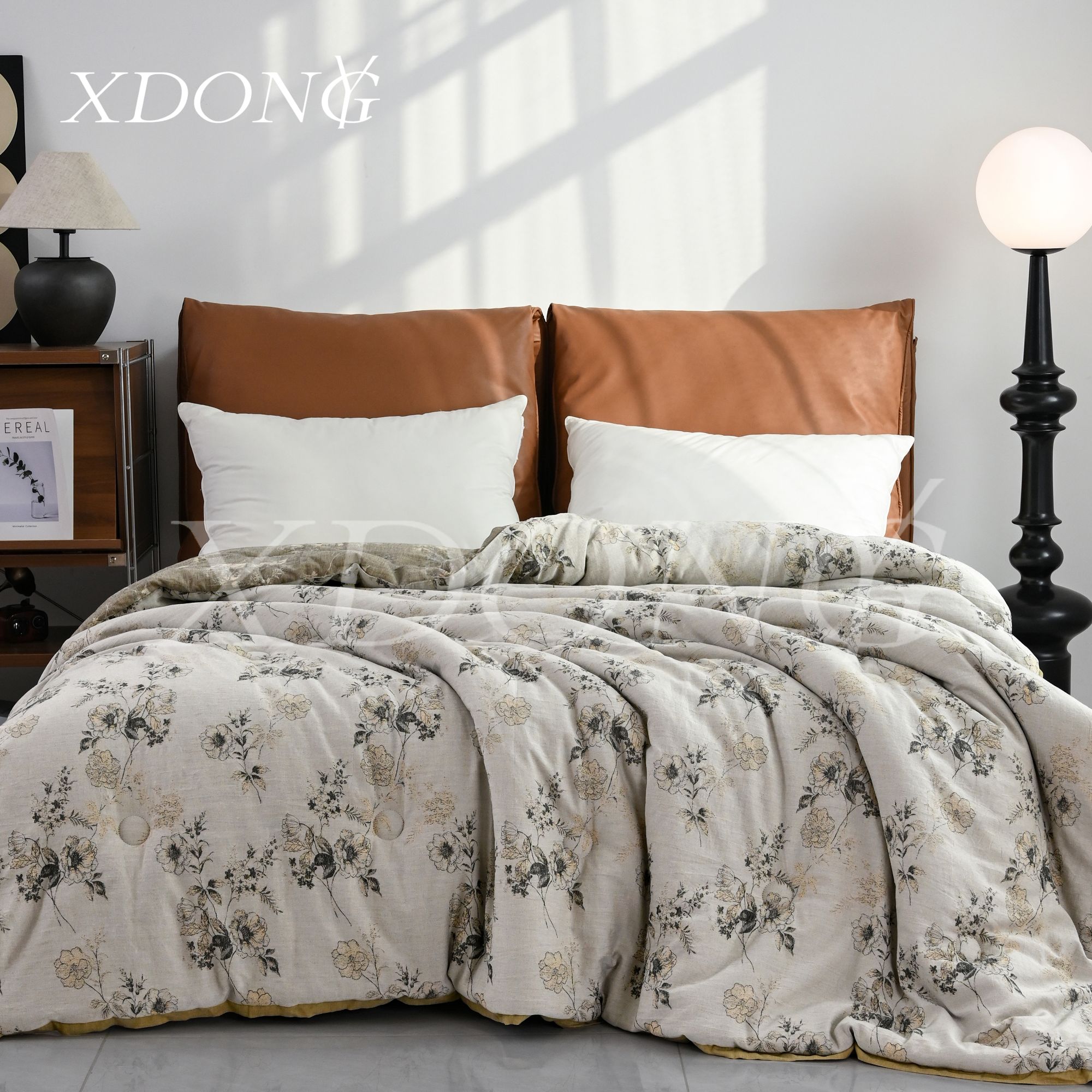 XDONGY（冬云家纺）150*200柔软舒适透气蓄热 流年灰 保暖冬被