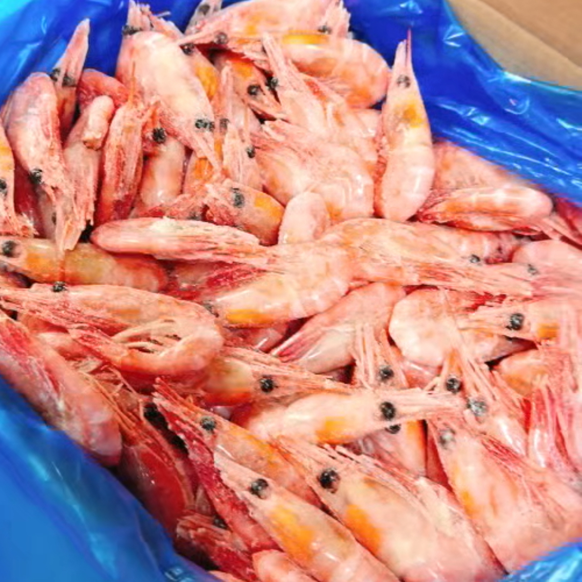 【北极甜虾】百分98头籽 90-120解冻即食 2斤一盒 （-18度冷冻保存）