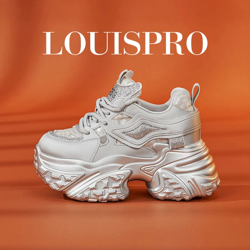 Louispro女子意式名品手工厚底松糕鞋鞋复古高跟百搭鞋