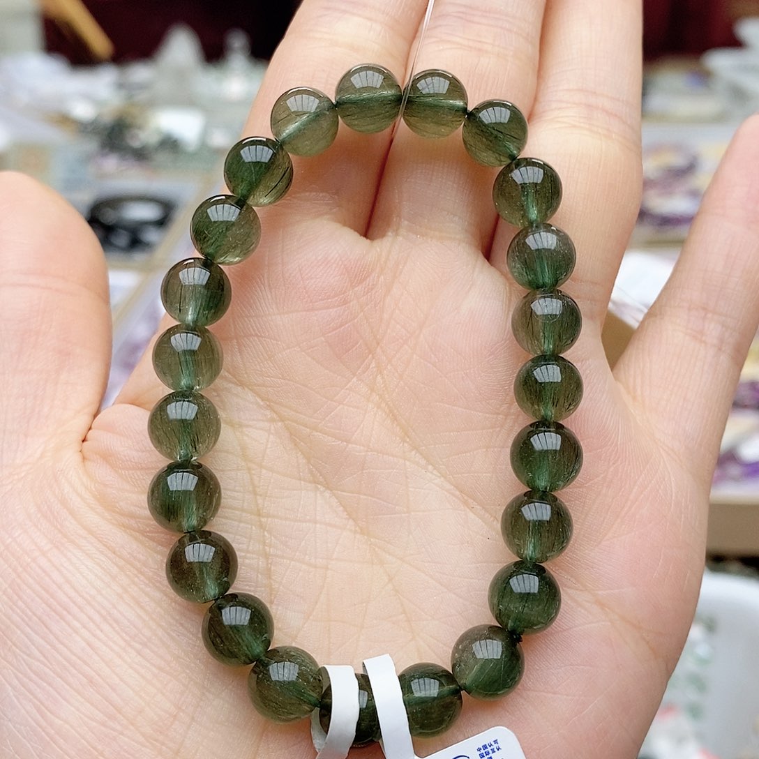 水晶手链未镶嵌X120 绿发晶