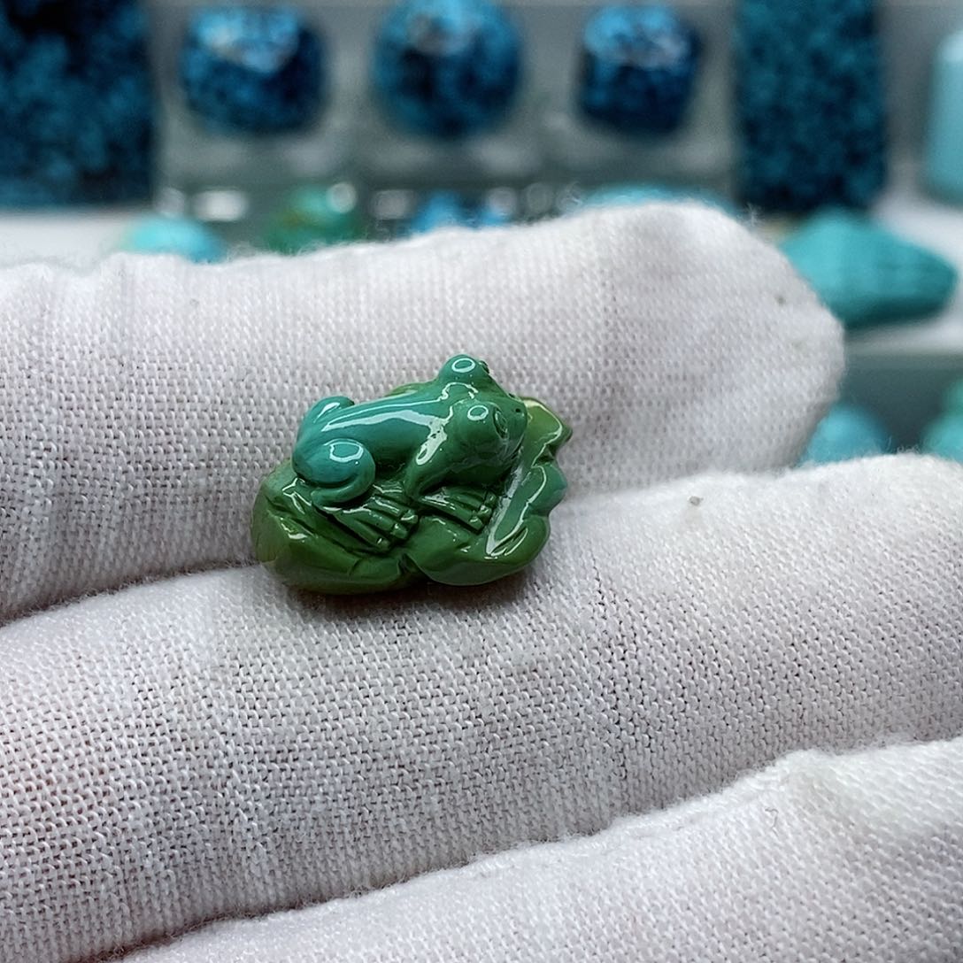 绿松石珠宝奇石未镶嵌