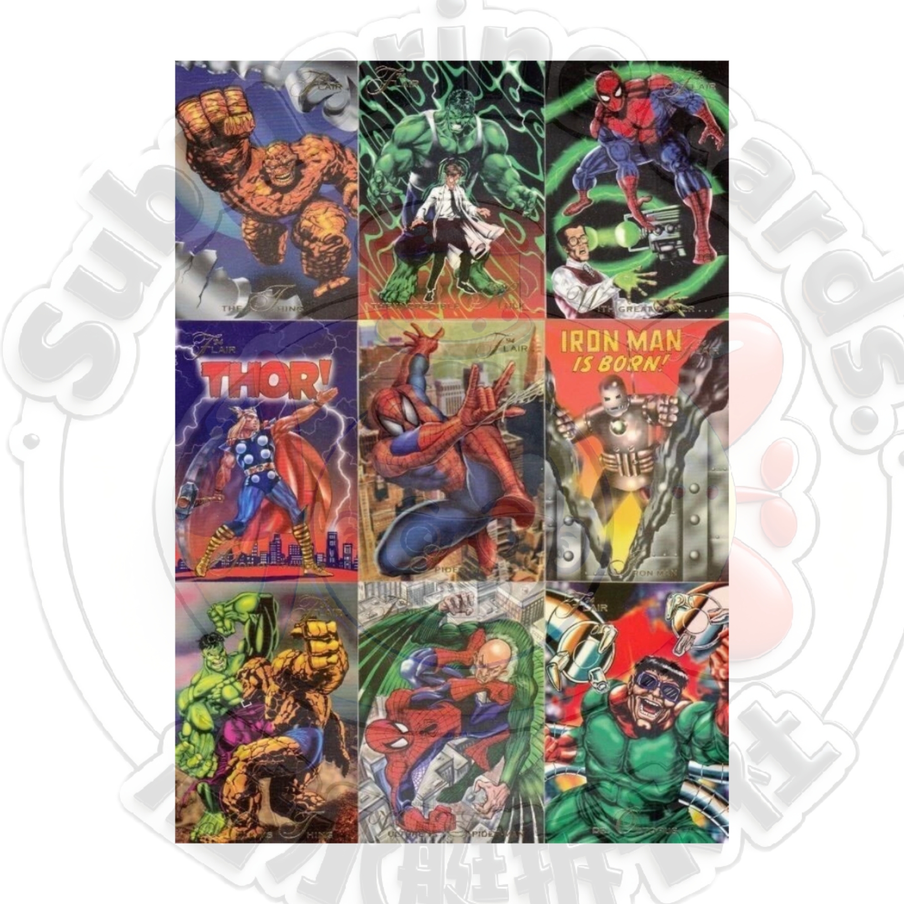 1994漫威Flair Marvel天赋盒经典收藏美漫卡牌直播拆卡