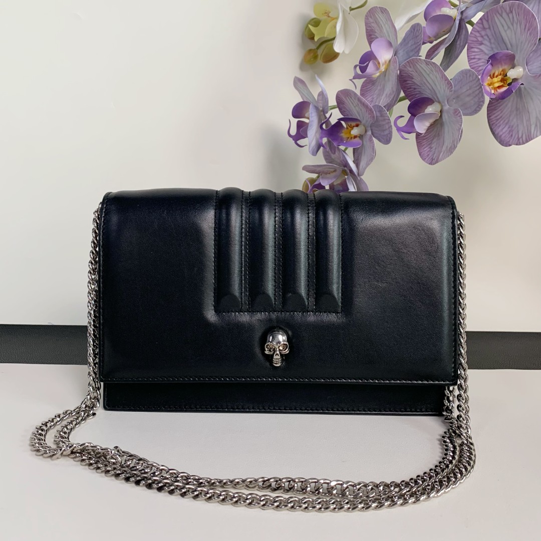 95新 Alexander McQueen/亚历山大·麦昆 【98新】麦昆25新款链条包