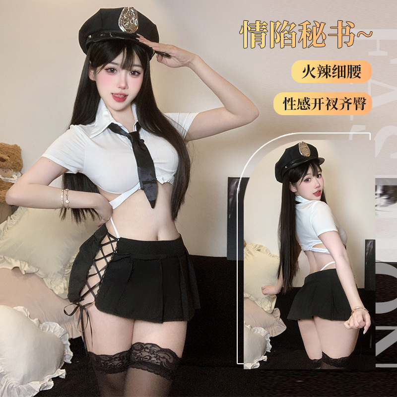 空姐套装纯欲性感诱惑制服二次元火辣制服2164