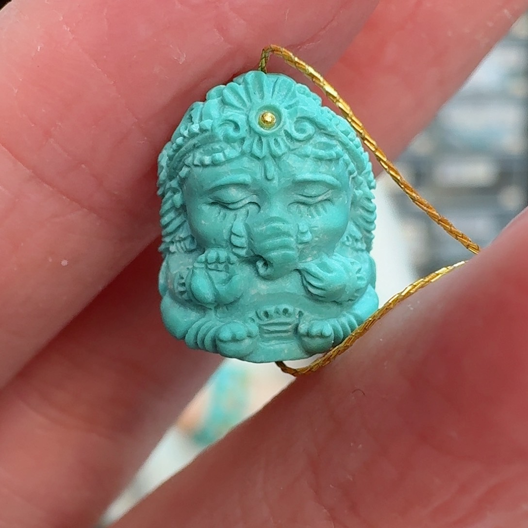 绿松石珠宝奇石未镶嵌