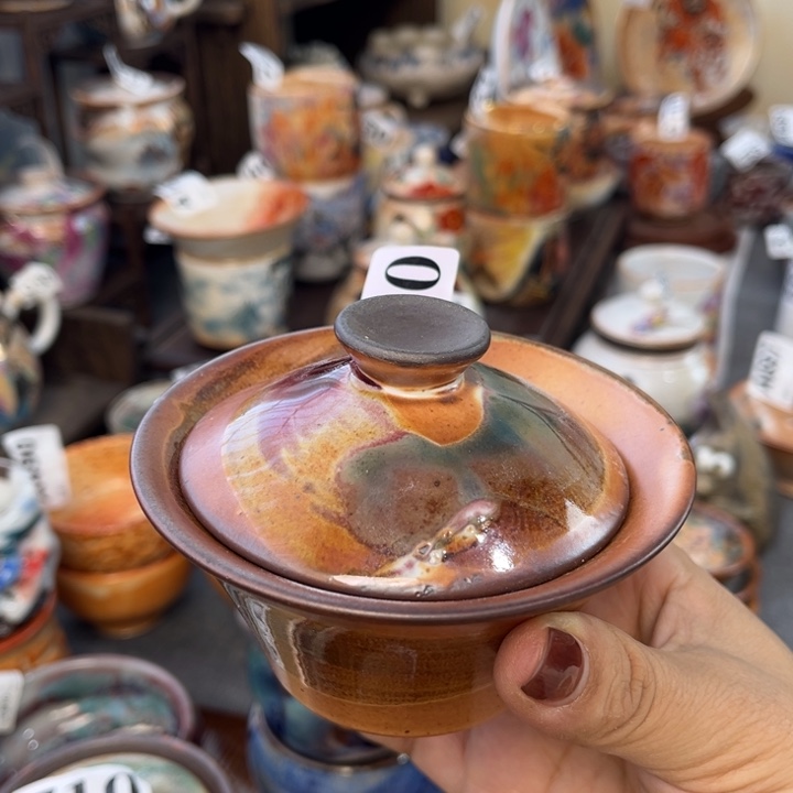 全手工柴烧志野700