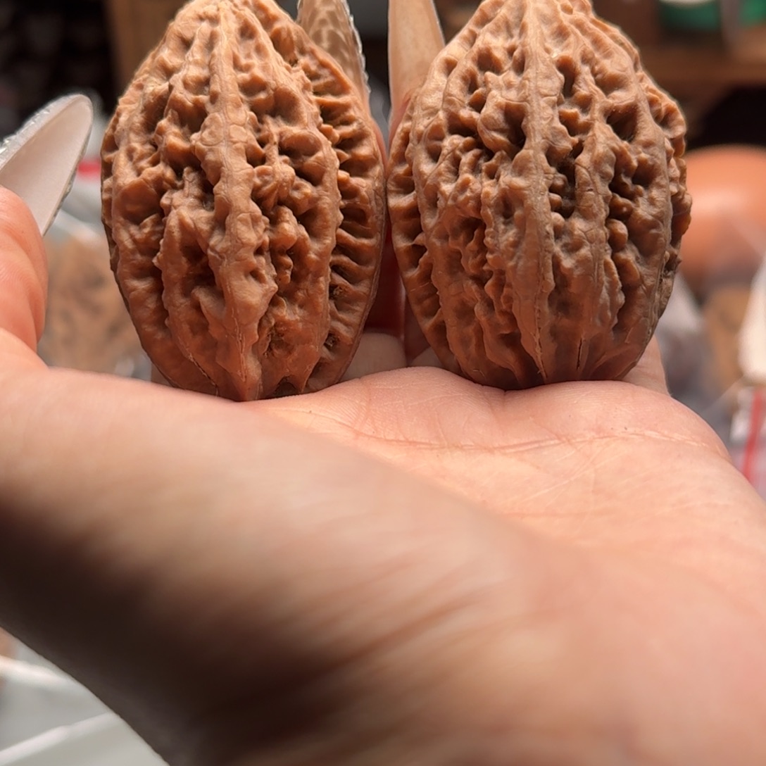 文玩核桃把件发****头关东木子楸百核148