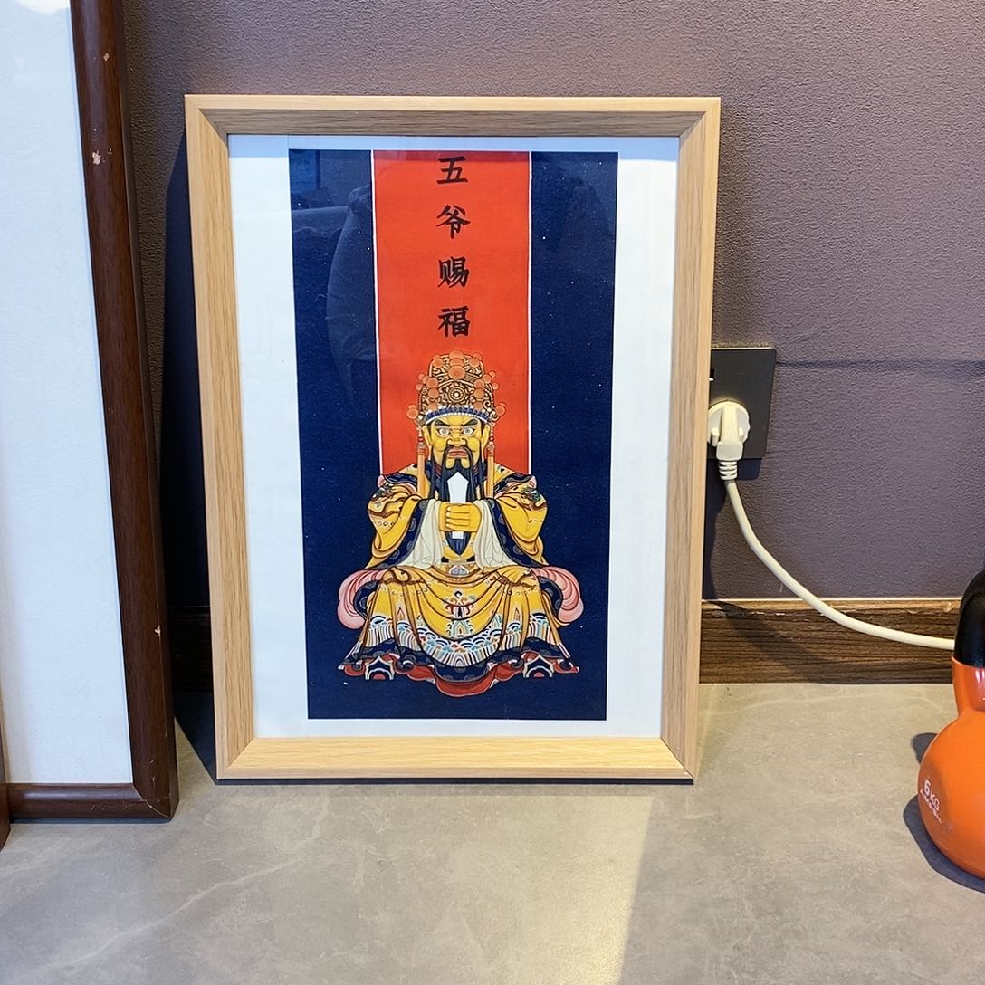 装裱画缘****尽尼泊尔手绘唐卡画芯