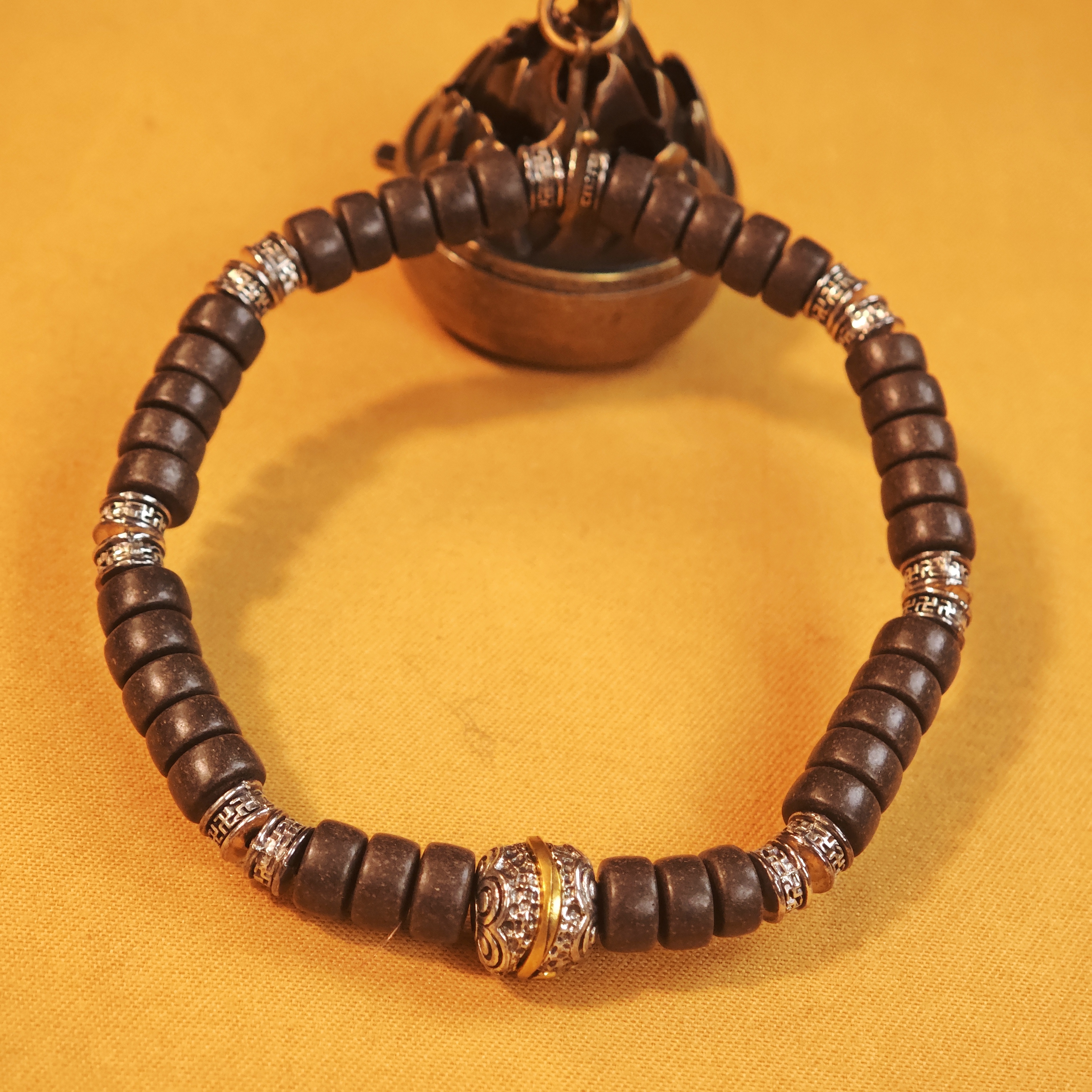 【黑龙-盘缠】单圈盘缠手串非遗天然古法合香珠