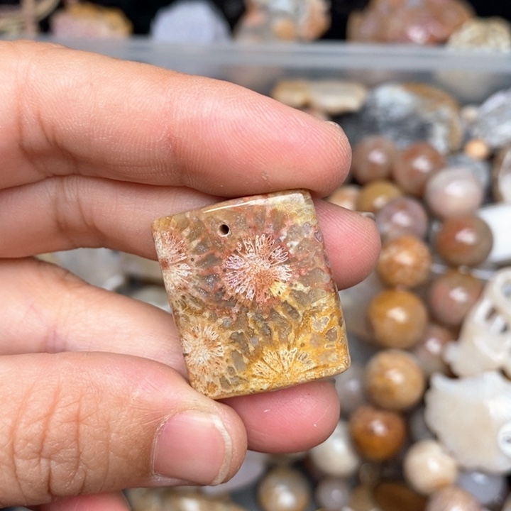 硅化珊瑚（珊瑚玉）手镯未镶嵌