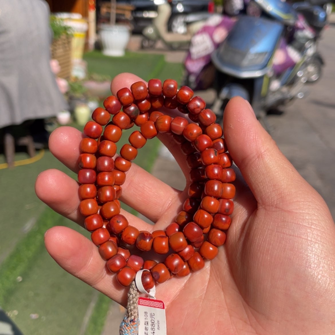 【闪购商品】南红玛瑙手串未镶嵌敌*微