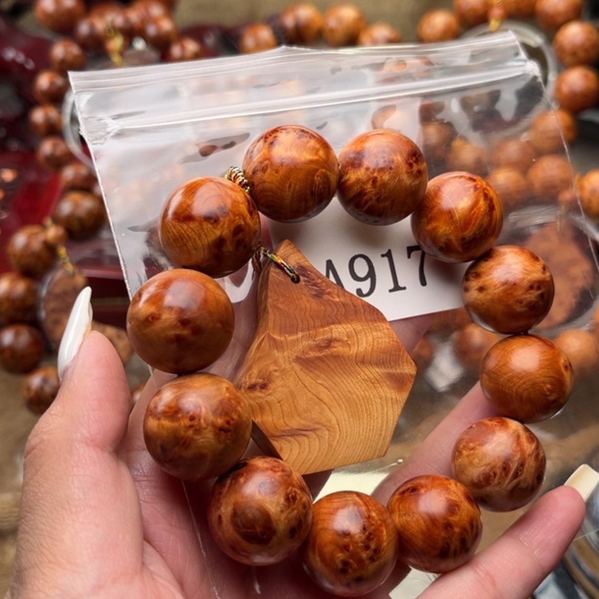 【闪购商品】柏木（崖柏）手串/手链20金刚骨料