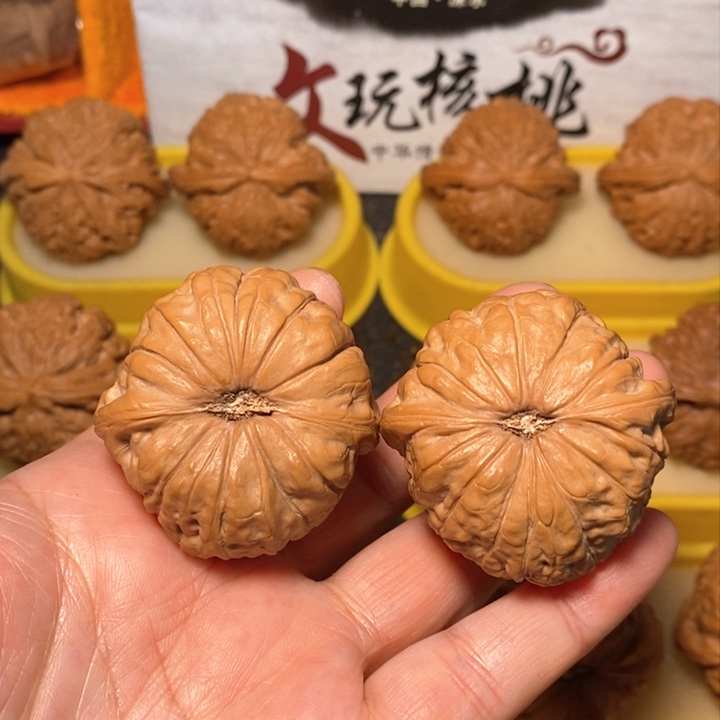 文玩核桃把件南瓜墩 41 42
