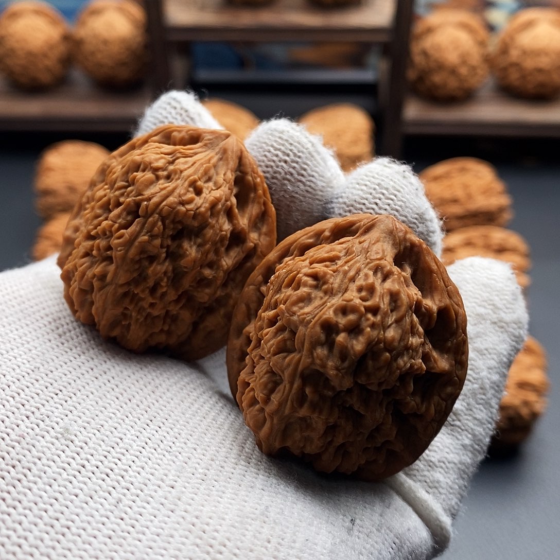 文玩核桃把件17炮弹35