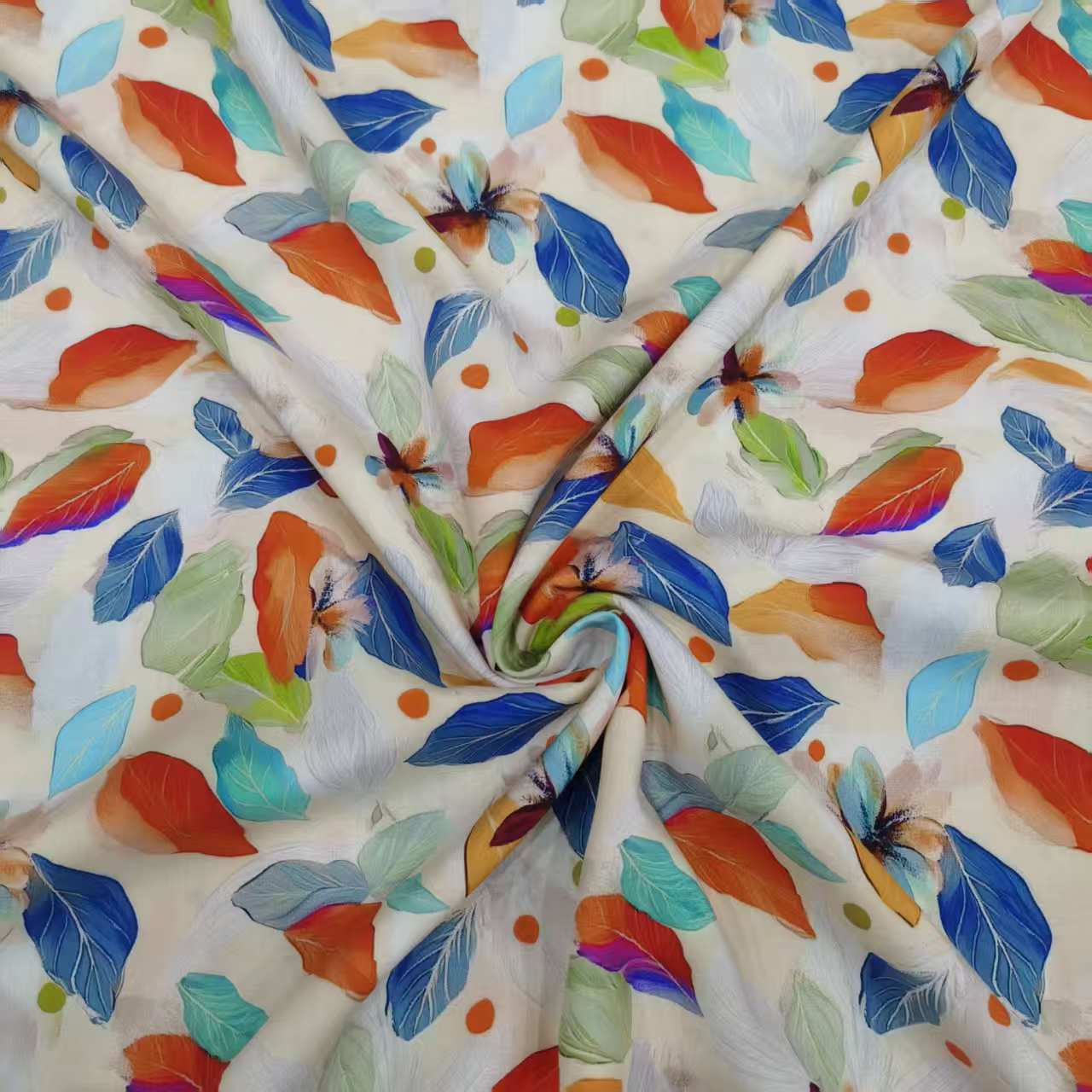 人造棉40织145幅宽棉绸布料小姑娘套装睡衣旗袍面料