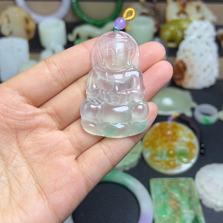 滴血莲花菩提吊坠