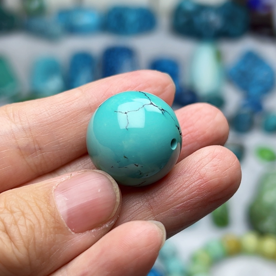 绿松石珠宝奇石未镶嵌