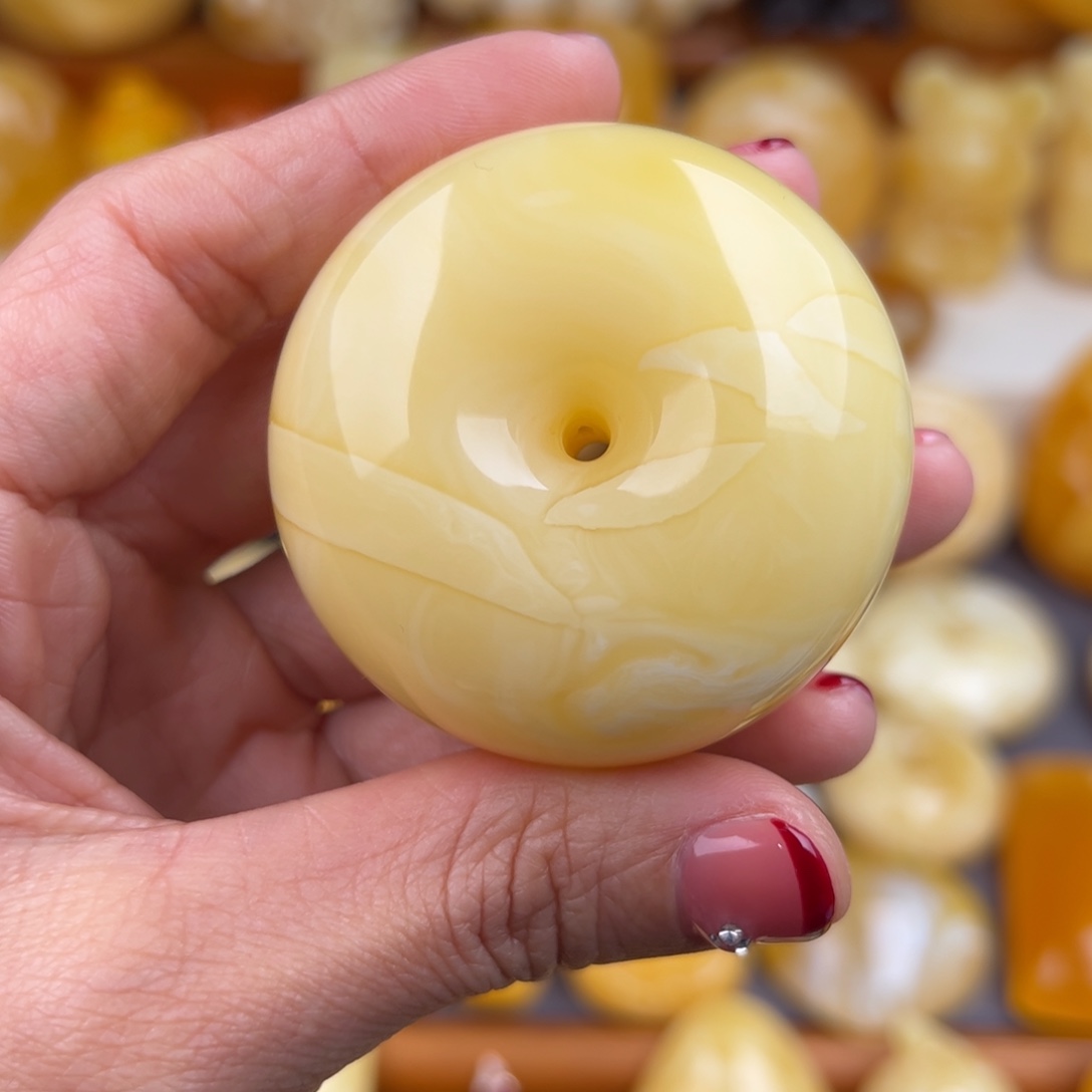 琥珀裸石未镶嵌纯天然琥珀蜜蜡无优化