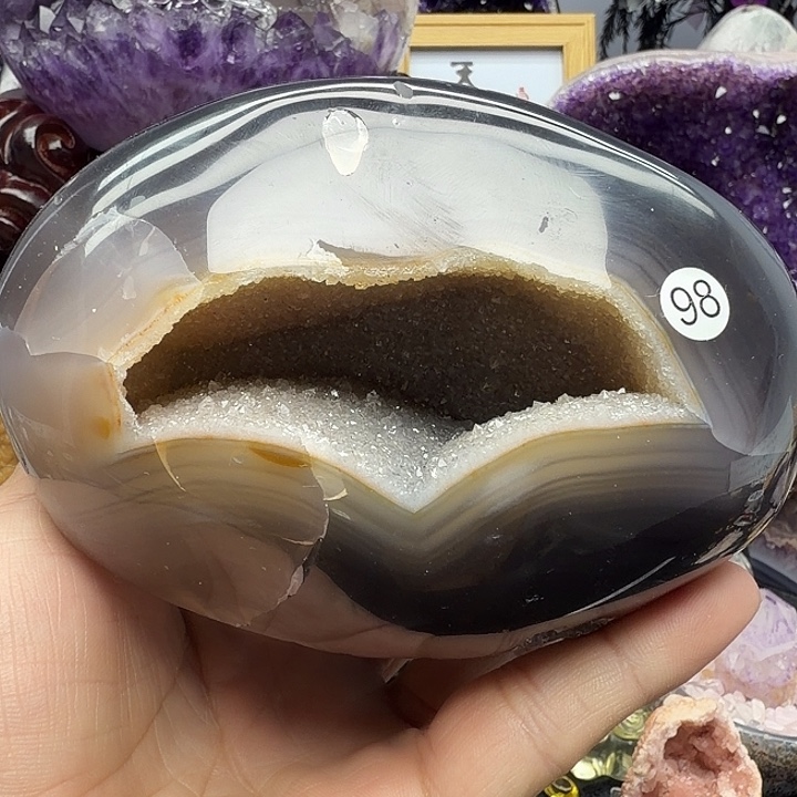 珠宝半成品未镶嵌紫晶
