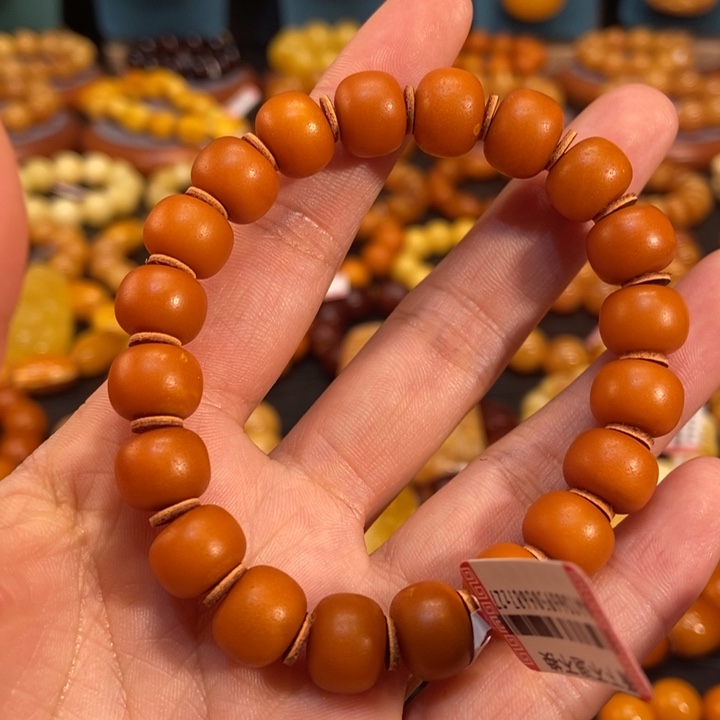 琥珀手链未镶嵌蜜蜡