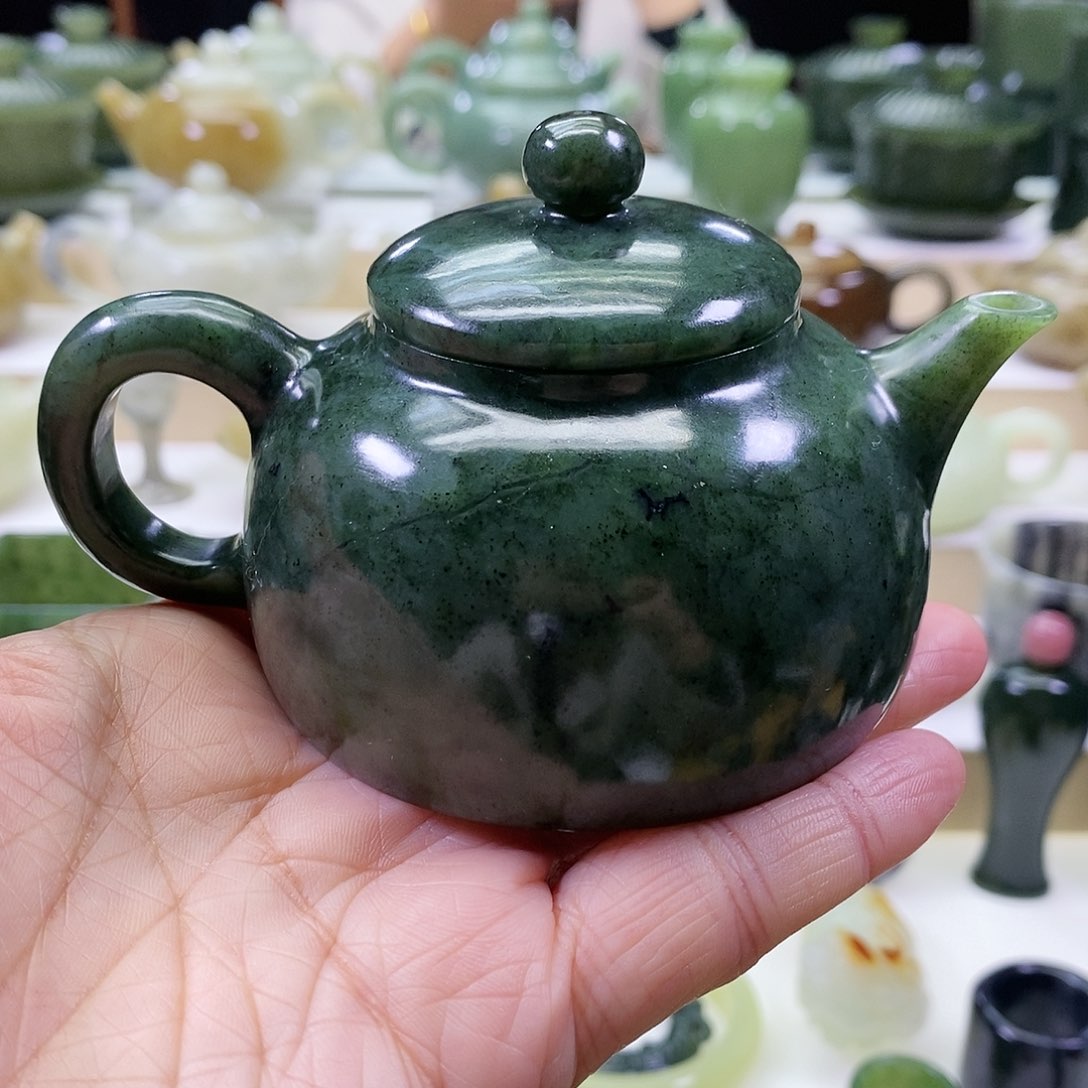 和田玉茶壶未镶嵌