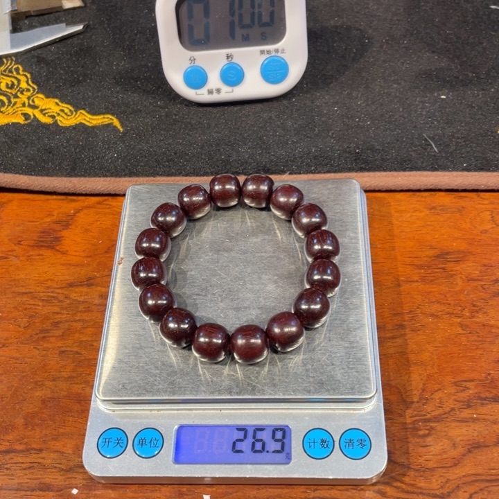 檀香紫檀（小叶紫檀）平****意1314的手串