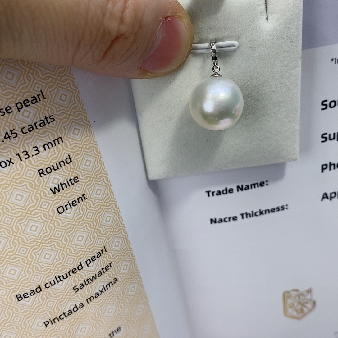 海水珍珠颈饰18K金镶嵌