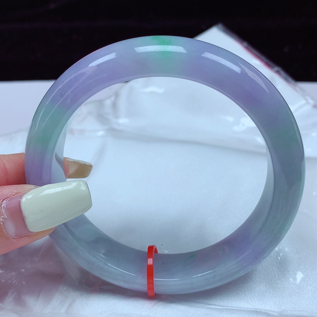 翡翠手镯未镶嵌59-60圈