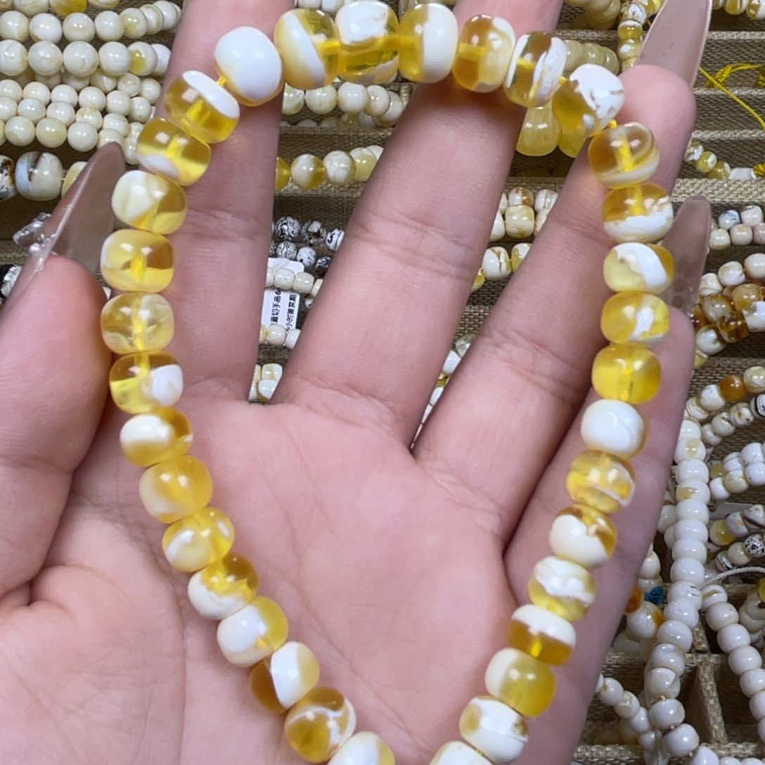 手绳琥珀未镶嵌8-10m