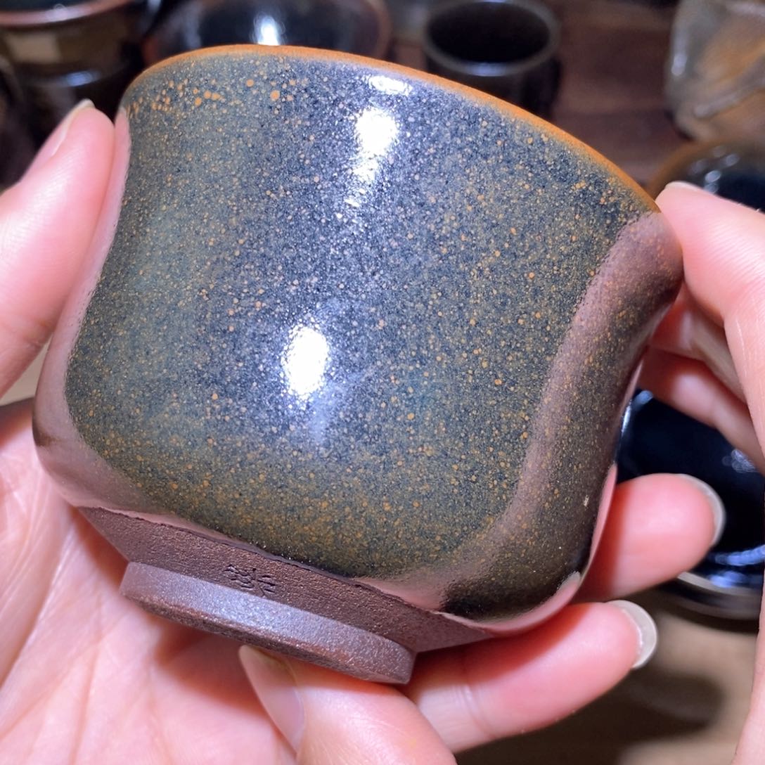 茶盏原矿釉建盏茶杯
