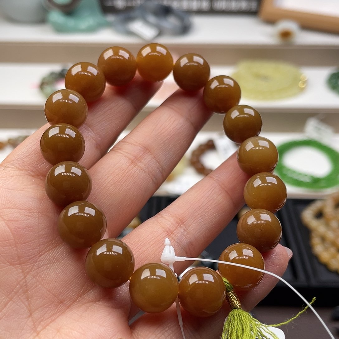 和田玉手串未镶嵌