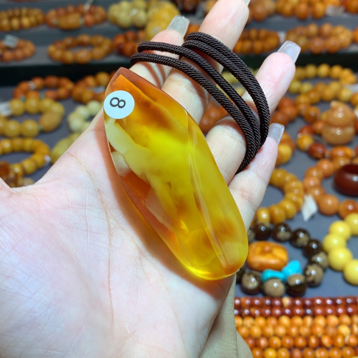 【闪购商品】未镶嵌吊坠(赠链)琥珀M****?