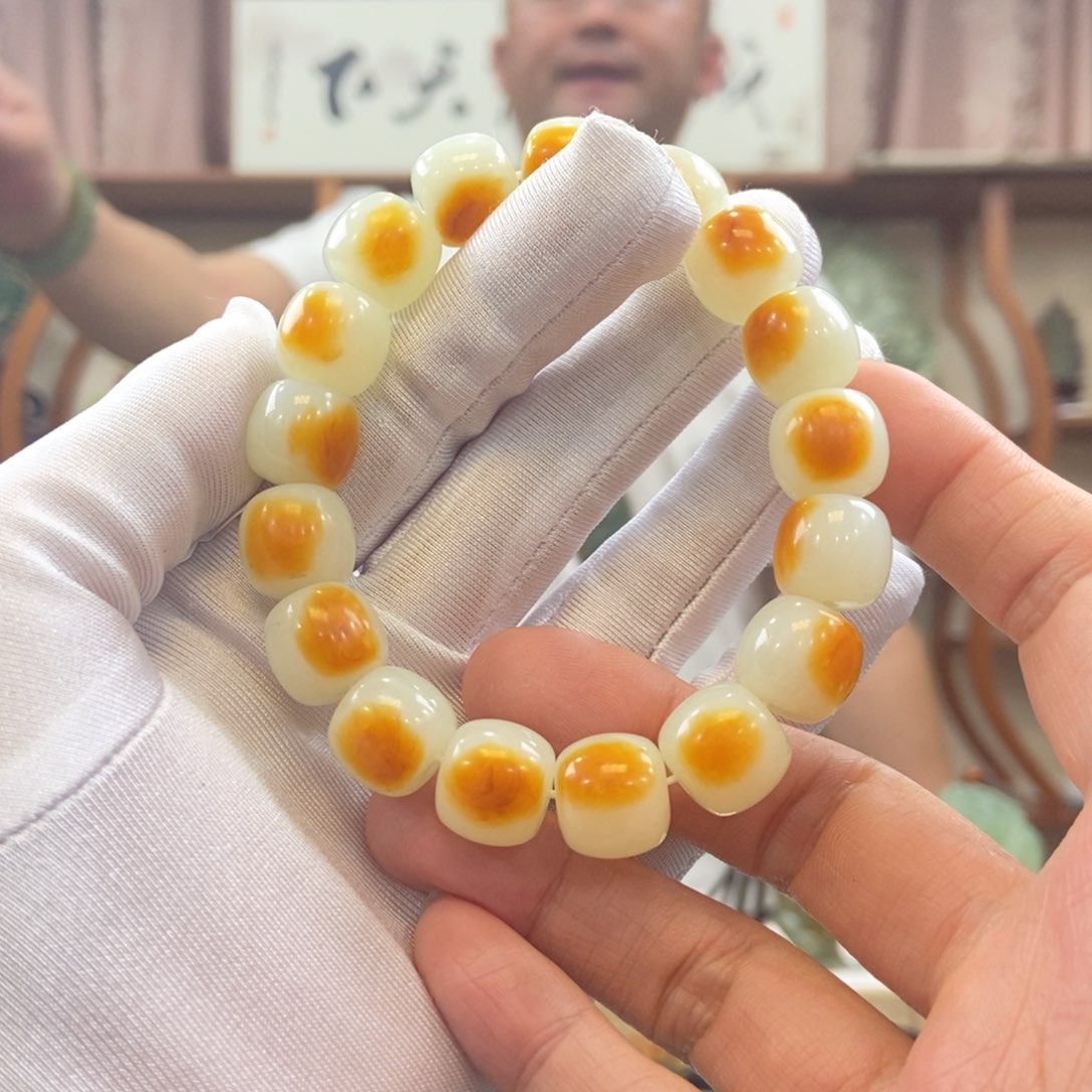 和田玉手串未镶嵌