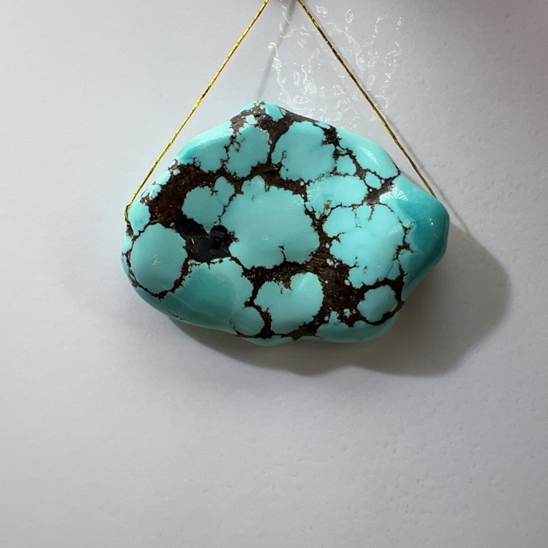 绿松石未镶嵌挂件