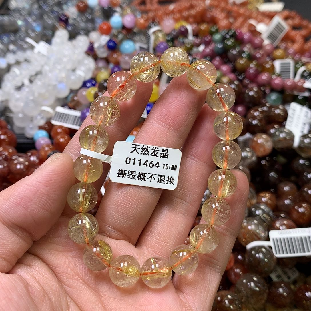 水晶手链未镶嵌，