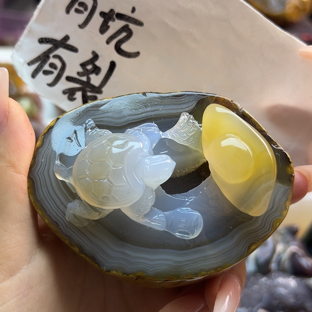 玛瑙/玉髓合金颈饰