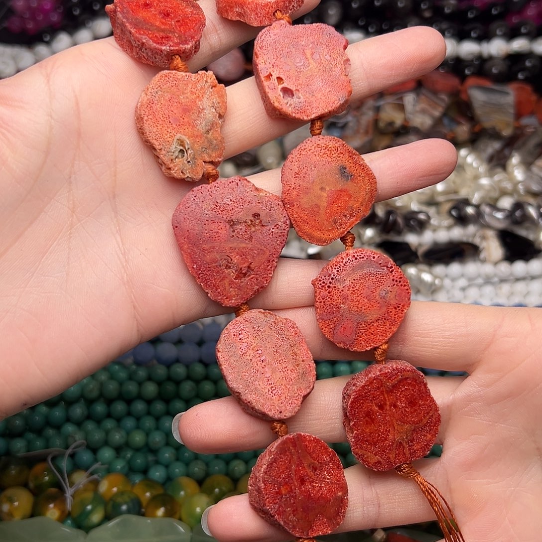 哈***麒玛瑙/玉髓合金珠宝半成品V389。天然深海草竹一条