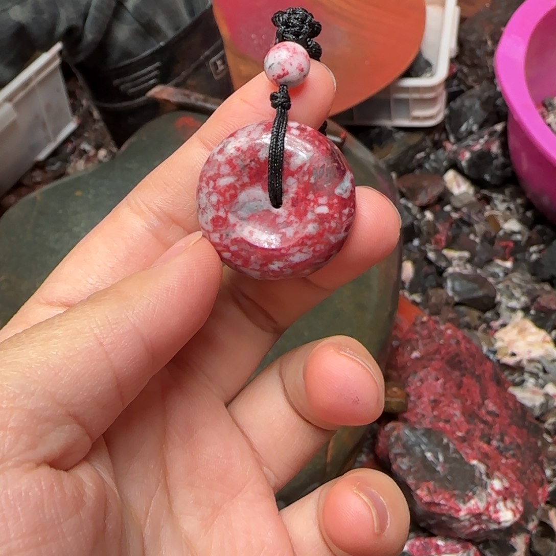 天然辰砂朱砂毛石头19