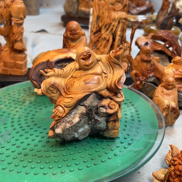 木阳*木雕手工制作手把件