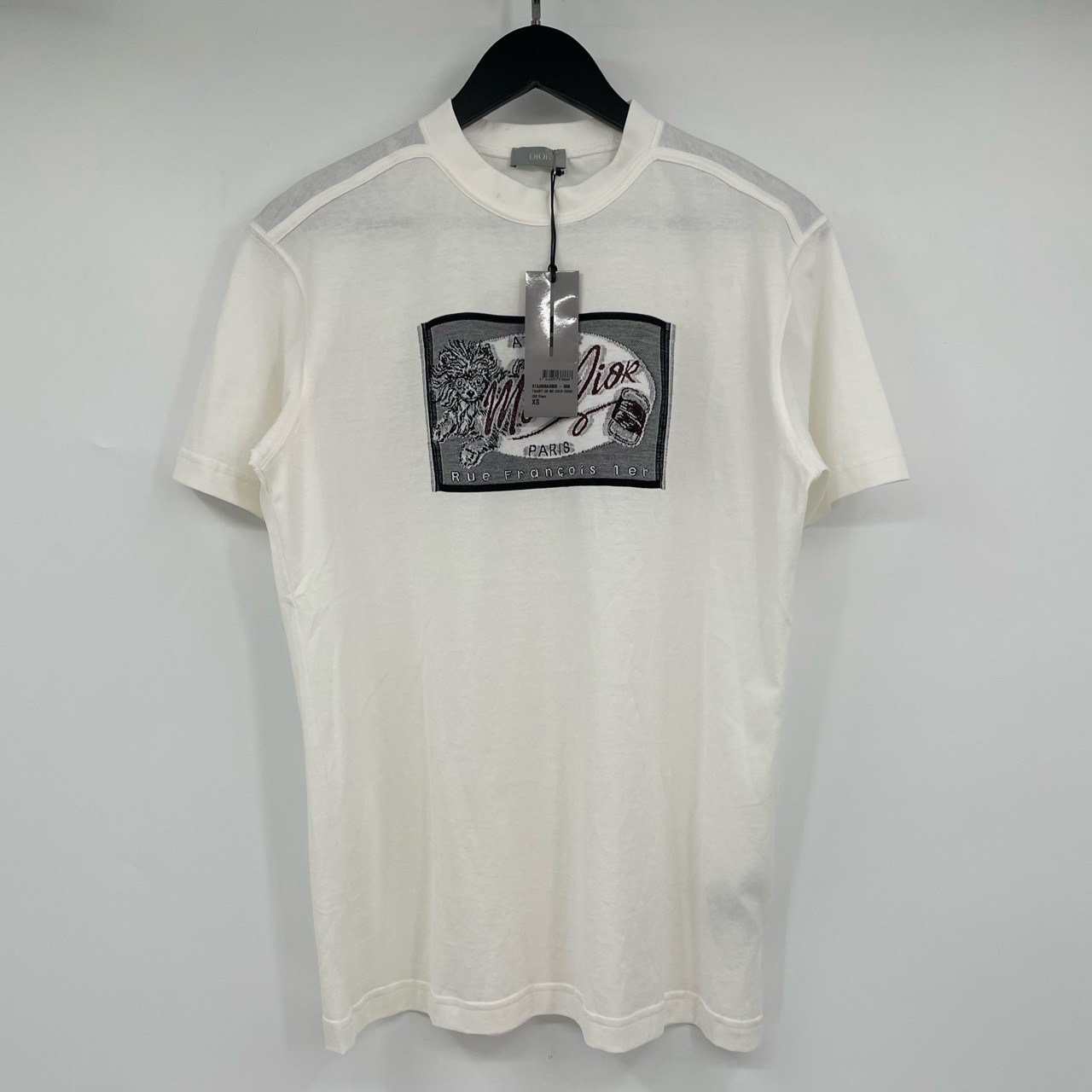 全新未使用 DIOR/迪奥 胸前针织logo短袖 叶子-009