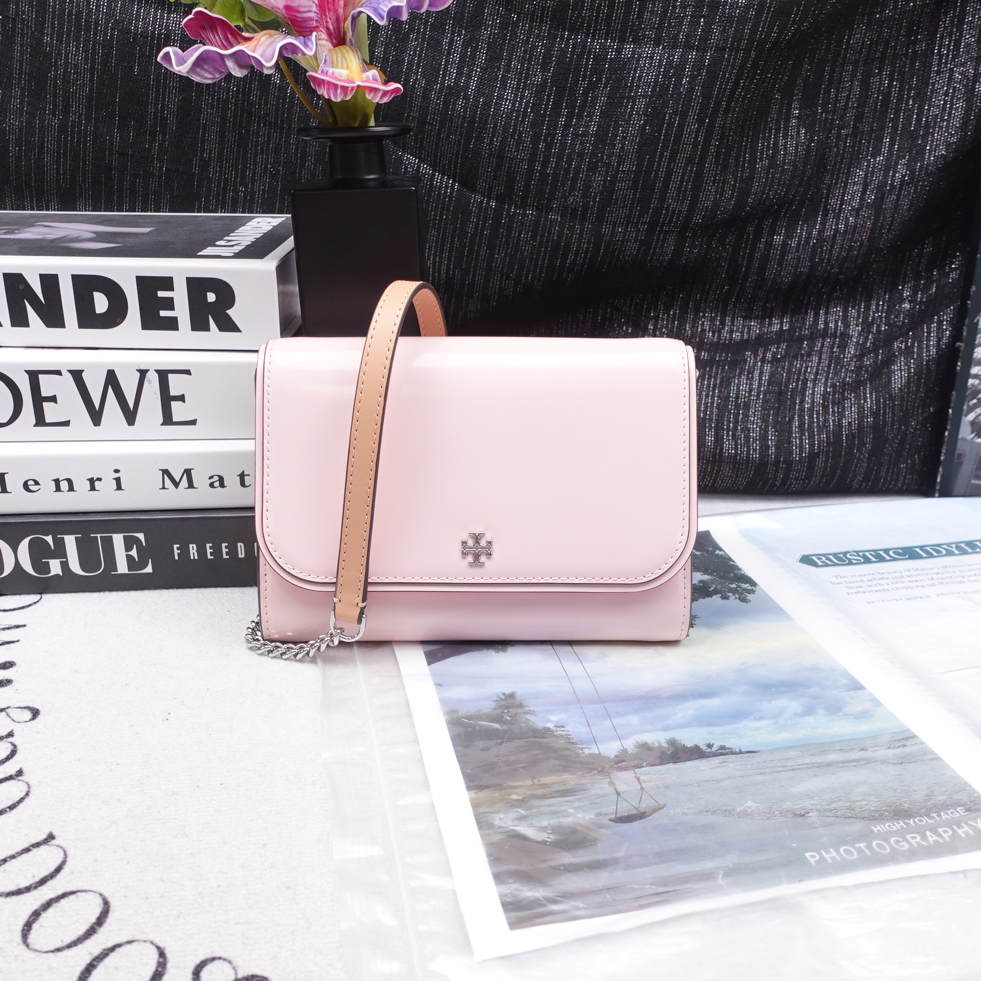 95新 TORY BURCH/汤丽柏琦 单肩包/T_ZY0000  T10310176