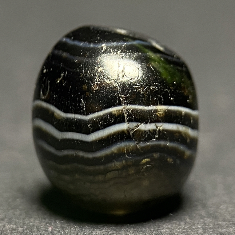 缠丝玛瑙药师珠12.5*10.5mm