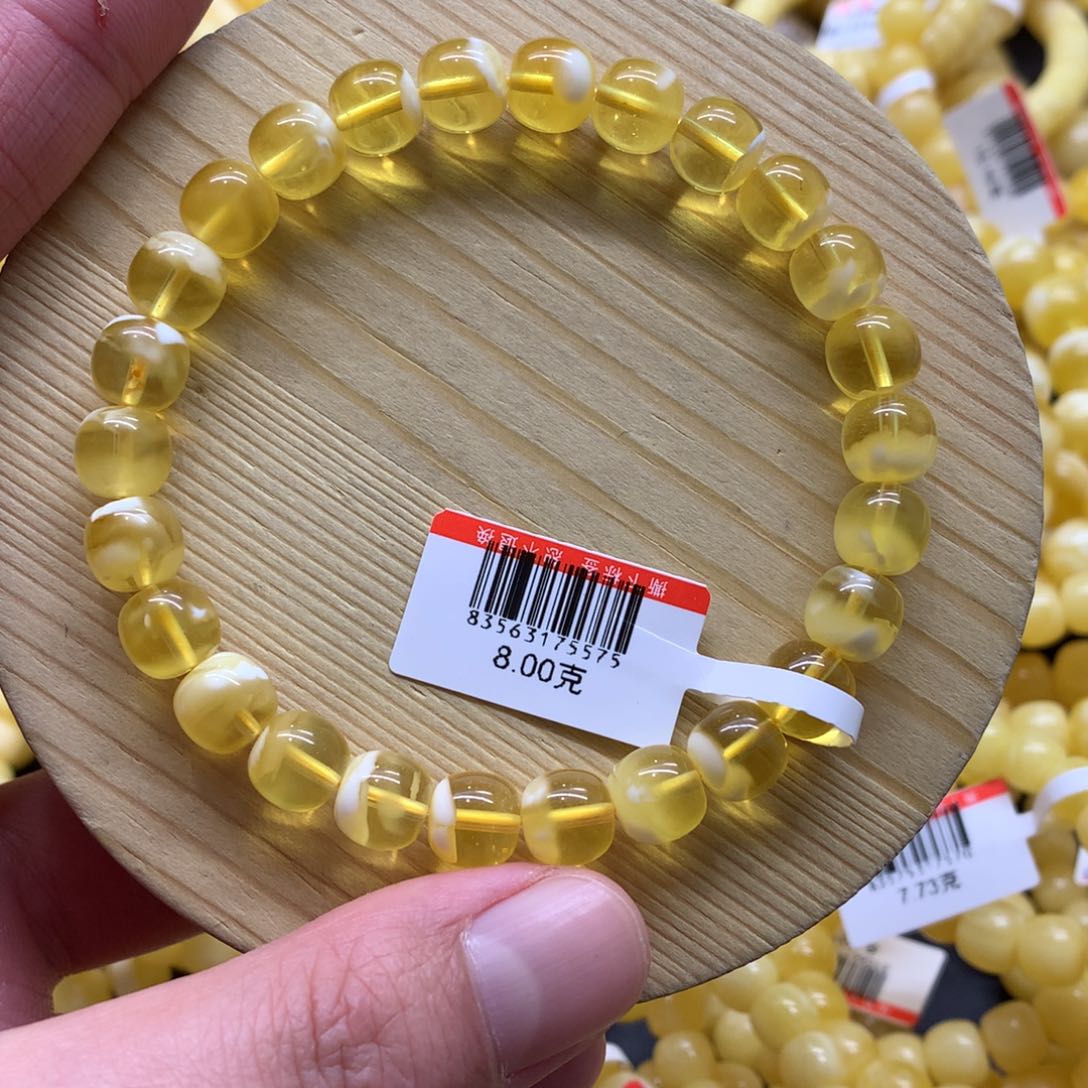 蜜蜡手链未镶嵌蜜蜡