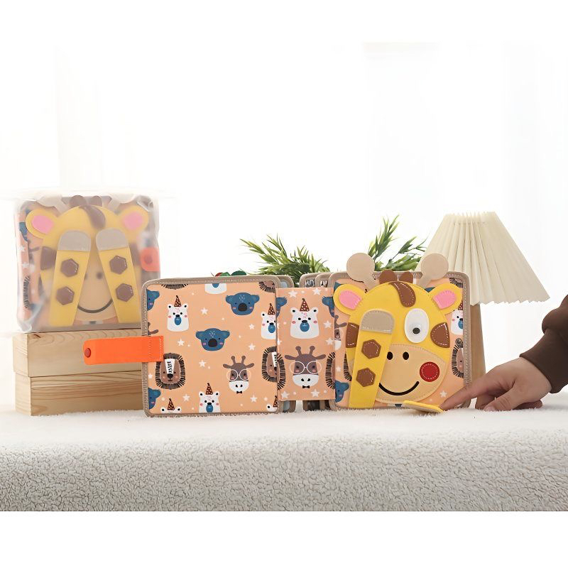 【刺绣版小鹿】毛毡安静书益智启蒙毛毡书动手动脑